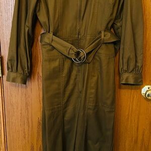 Madewell Olive Green Jumpsuit